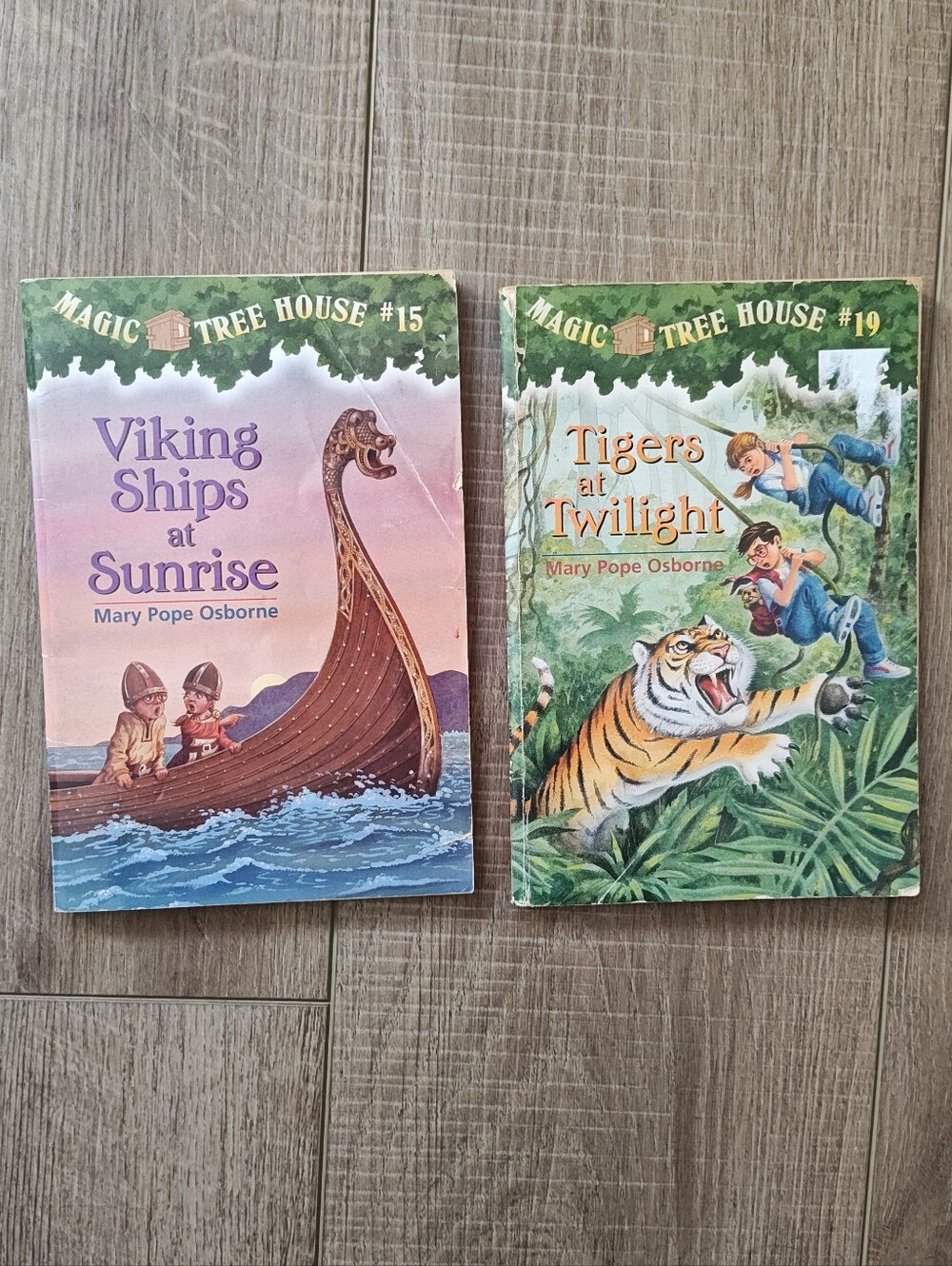 Magic Treehouse Books - Viking Ships at Sunrise & Tigers at Twilight